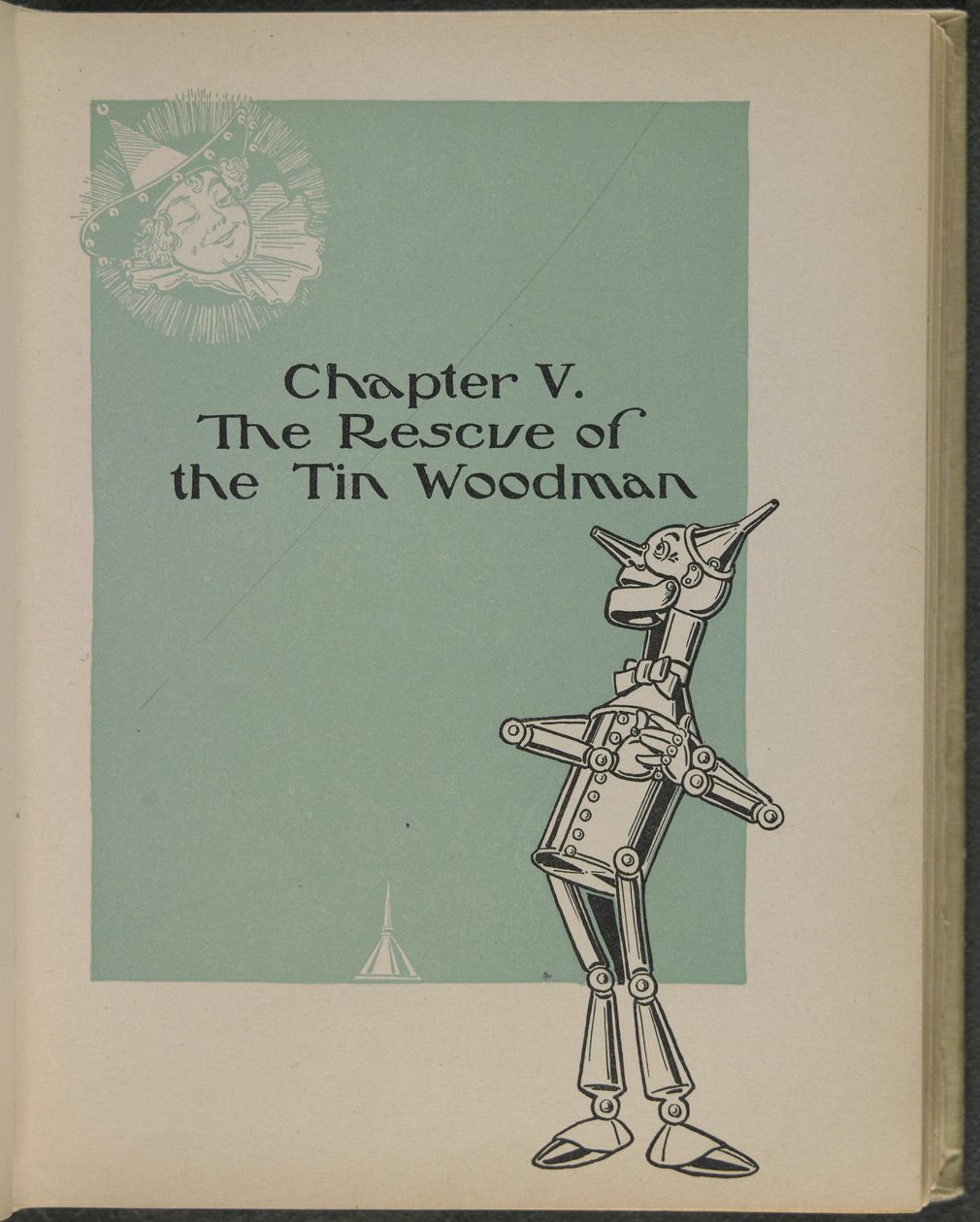 Illustratie uit "De wonderbaarlijke tovenaar van Oz" door Lyman Frank Baum door William Wallace Denslow