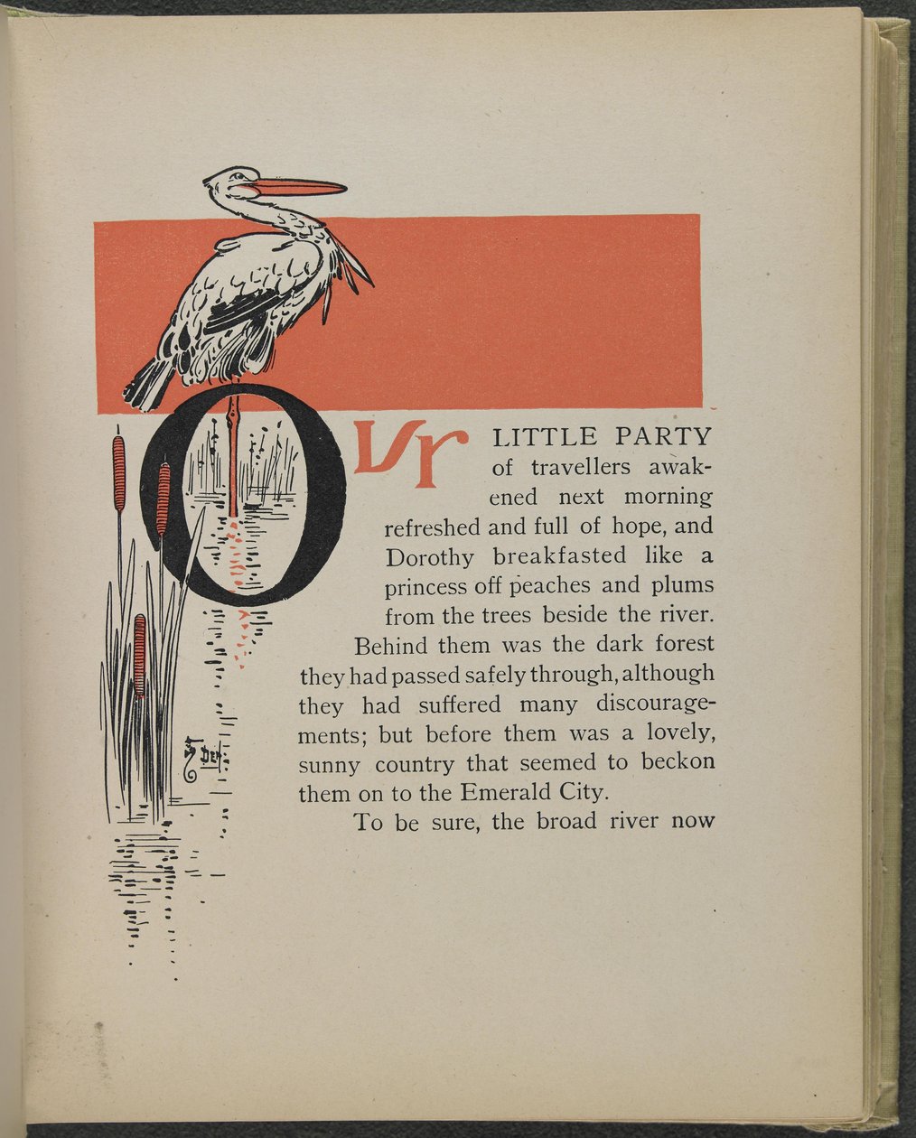 Illustratie uit "De wonderbaarlijke tovenaar van Oz" door Lyman Frank Baum door William Wallace Denslow