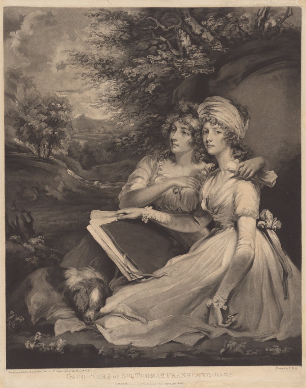 Dochters van Sir Thomas Frankland door William Ward