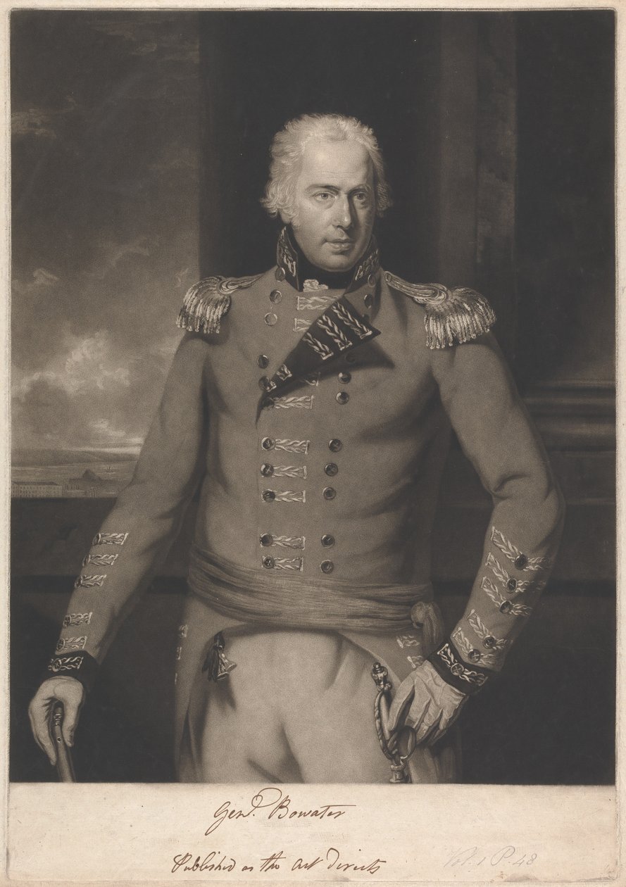 Luitenant-generaal Bowater door William Ward