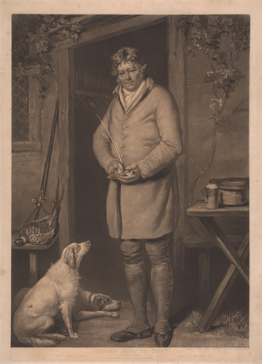 Stephen Hemsted, Esq., uit Ilsley, Berks door William Ward