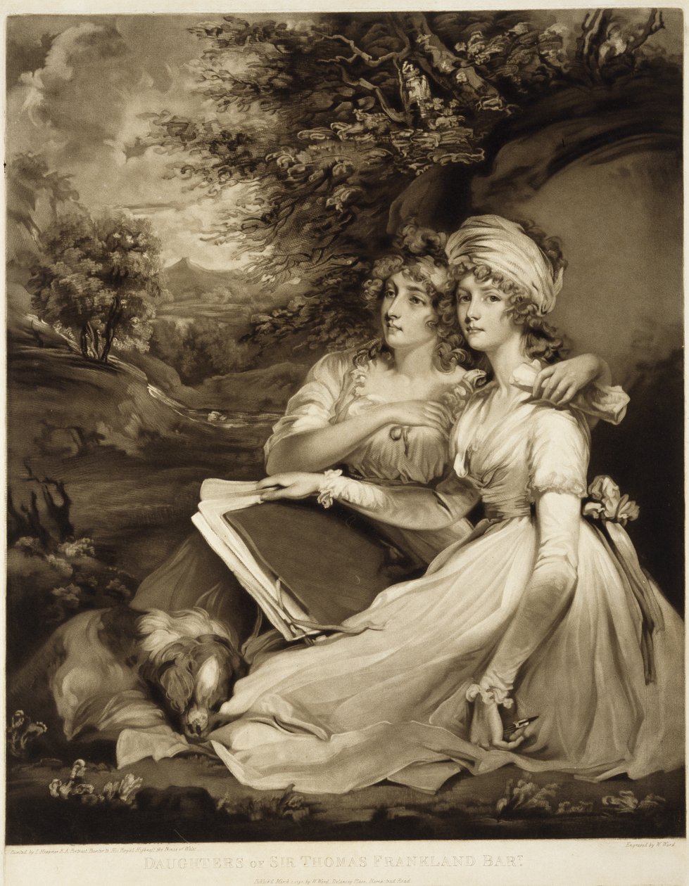 De Dochters van Sir Thomas Frankland, Baronet, 1797 door William Ward