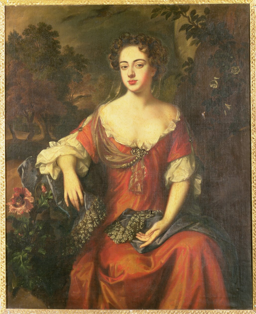 Portret van Lady Brownlow door William Wissing or Wissmig