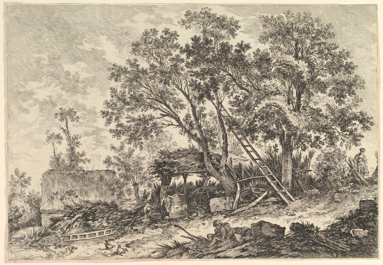 IIe. Uitzicht op Fronville, 18e eeuw door William Wynne Ryland