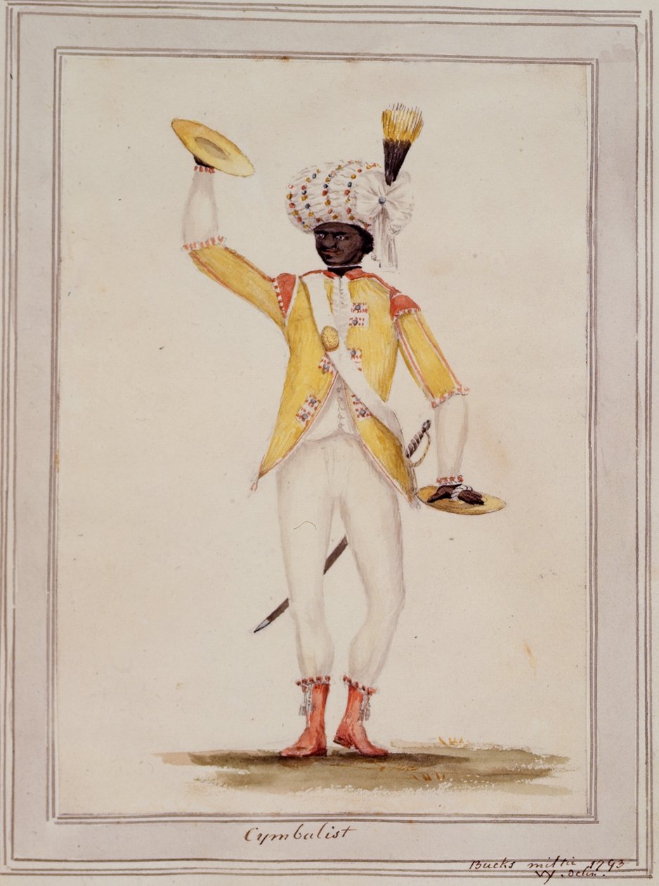 Een cymbalist, uit Sir William Young