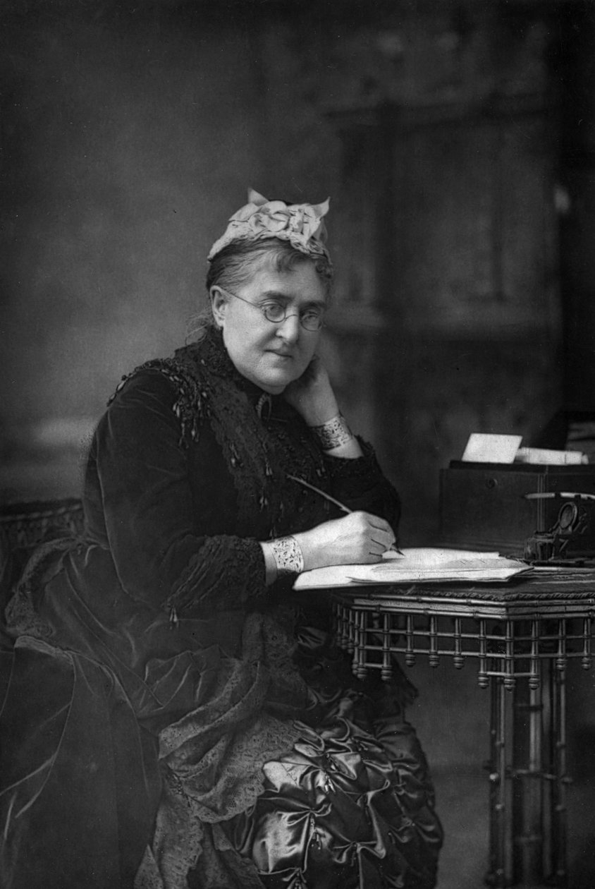 Eliza Lynn Linton 1822-1898, Britse romanschrijfster, essayiste en journaliste, 1890 door William and Daniel Downey