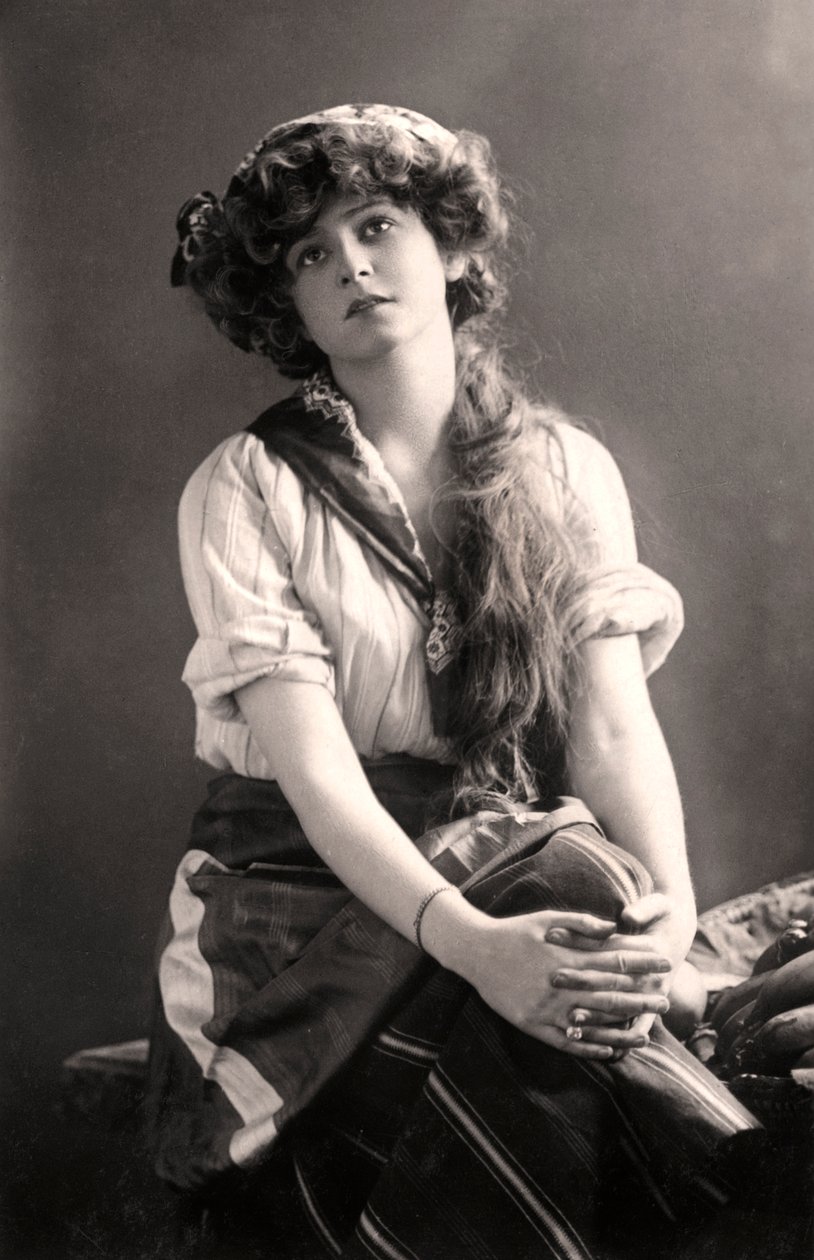 Gabrielle Ray 1883-1973, Engelse actrice, begin 20e eeuw door William and Daniel Downey