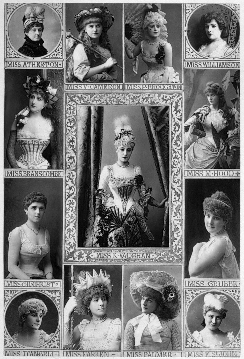 Leidende actrices van de 19e eeuw, 1890 door William and Daniel Downey
