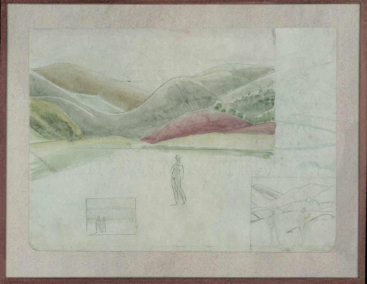 Studie voor Santissima Trinita door Winifred Knights