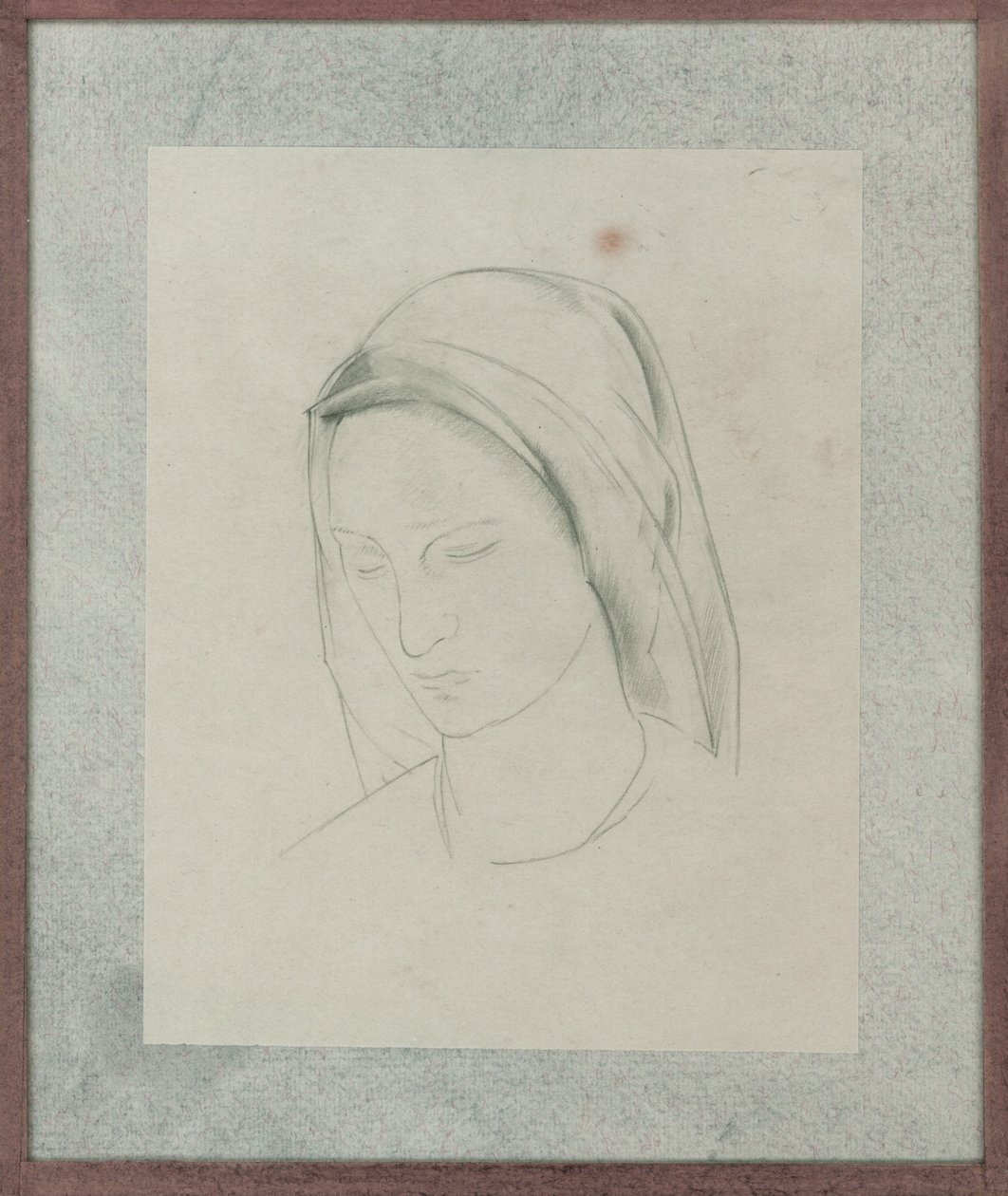 Studie voor St. Martin altaarstuk, ca. 1928 door Winifred Knights