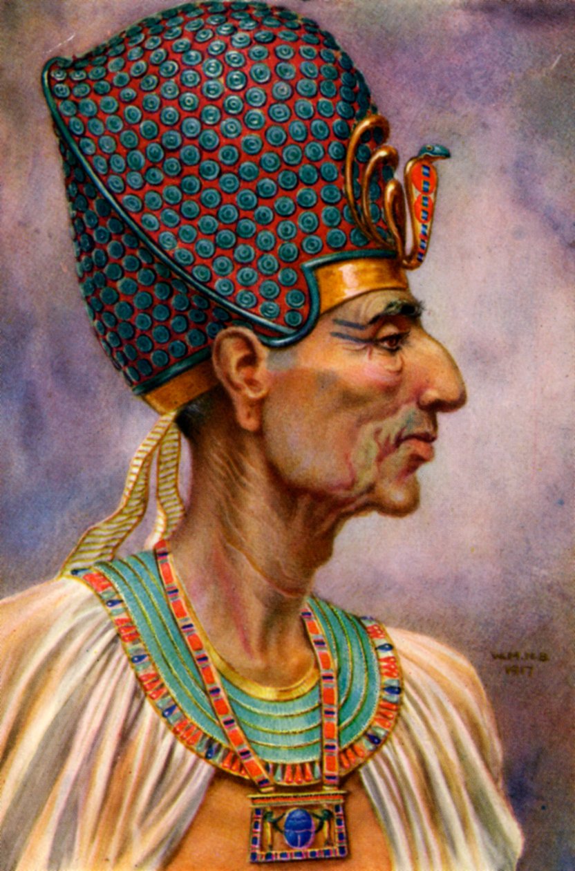 Ramses II, Oude Egyptische farao van de 19e Dynastie, 13e eeuw v.Chr., 1926 door Winifred Mabel Brunton