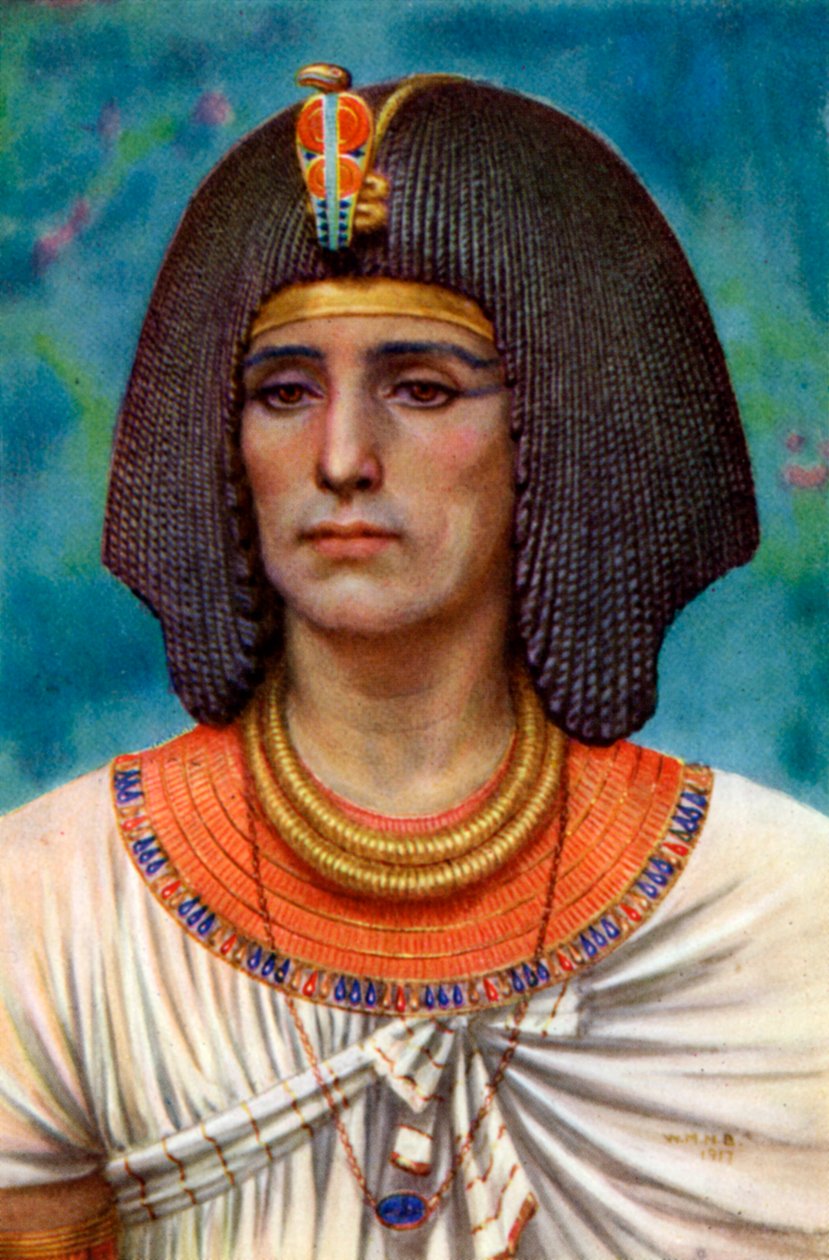 Sety I, Oude Egyptische farao van de 19e dynastie, 13e eeuw v.Chr. door Winifred Mabel Brunton