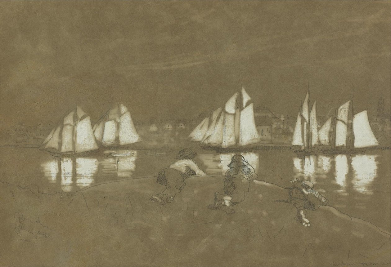 Haven van Gloucester door Winslow Homer