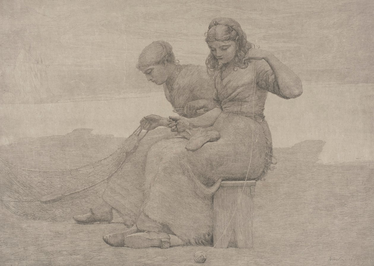 De scheuren herstellen door Winslow Homer