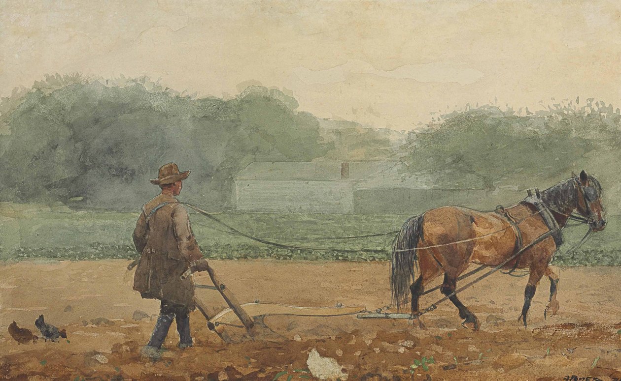 De ploeger door Winslow Homer