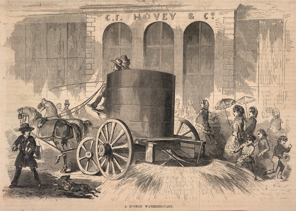 Een gieter in Boston, uit Ballou