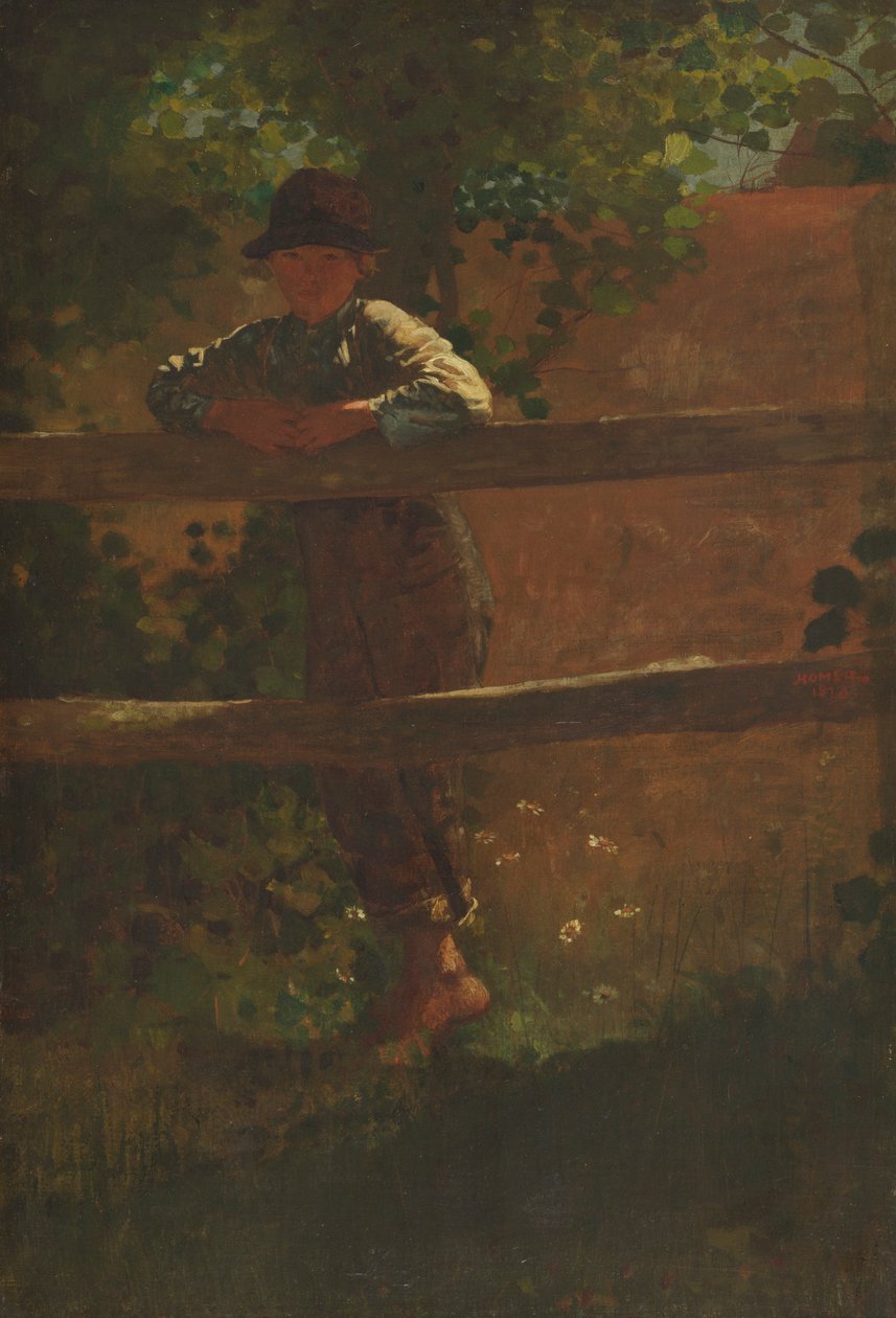 Een plattelandsjongen door Winslow Homer
