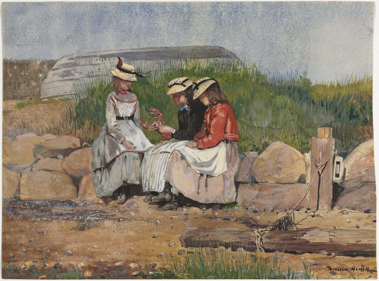 De dochter van een visser door Winslow Homer