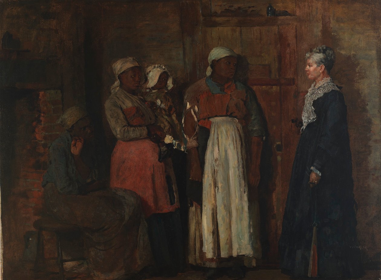 Een bezoek van de oude meesteres door Winslow Homer