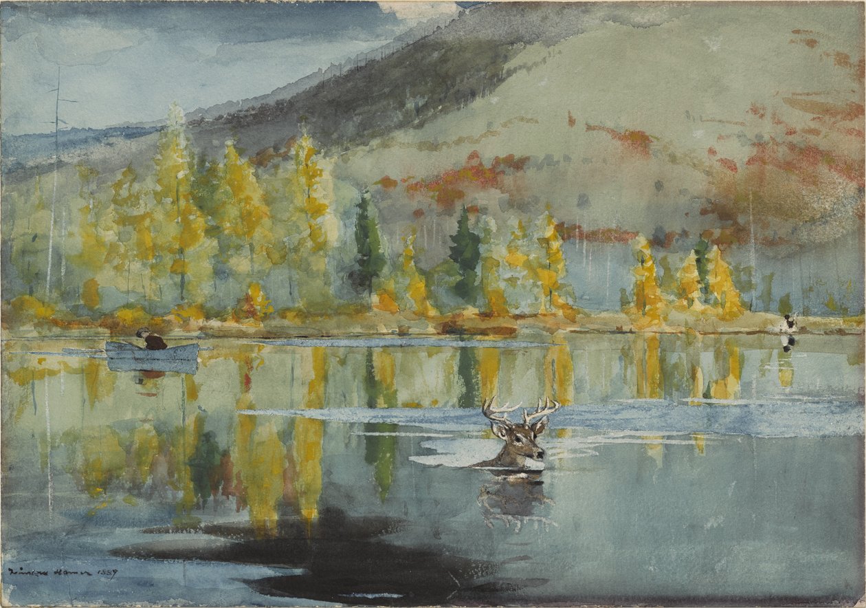 Een dag in oktober door Winslow Homer