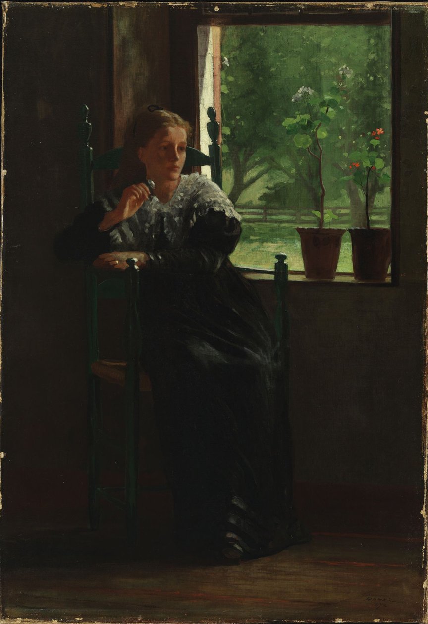 Bij het raam door Winslow Homer