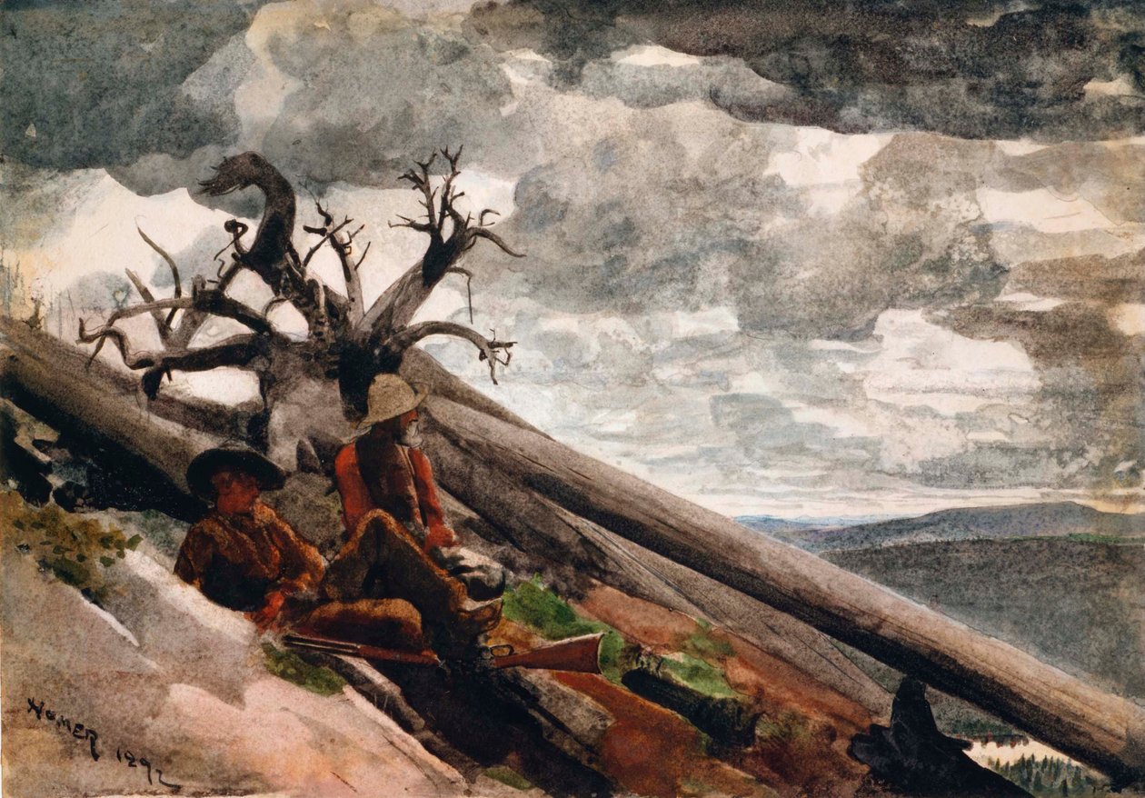 Burnt Mountain door Winslow Homer