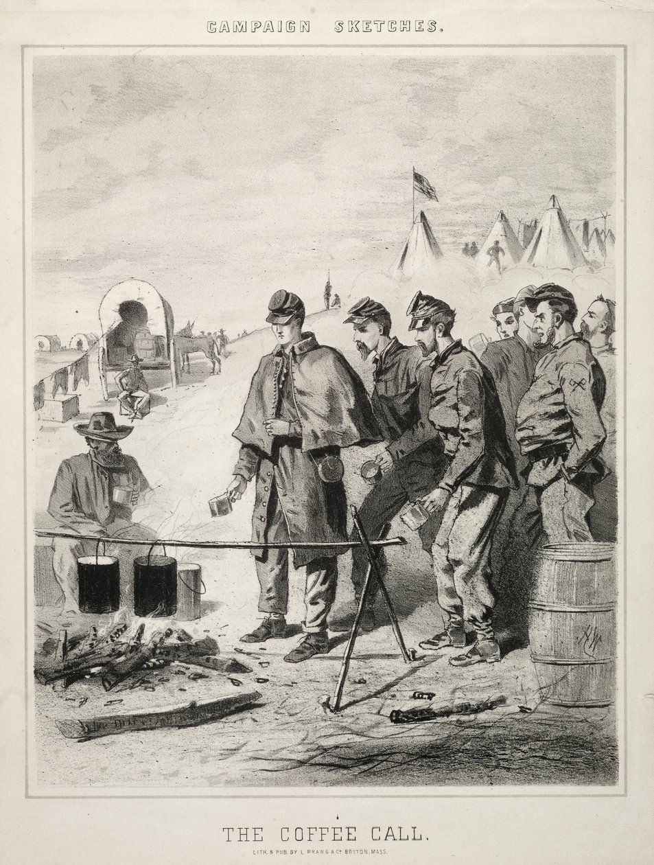 Veldtochtschetsen: De koffieoproep door Winslow Homer