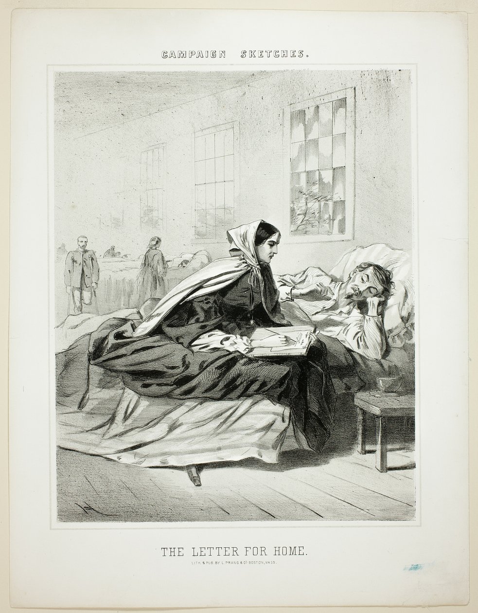 Campagneschetsen: De brief voor thuis door Winslow Homer