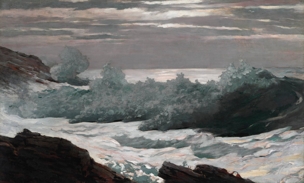 Vroege ochtend na een storm op zee, 1900-1903 door Winslow Homer