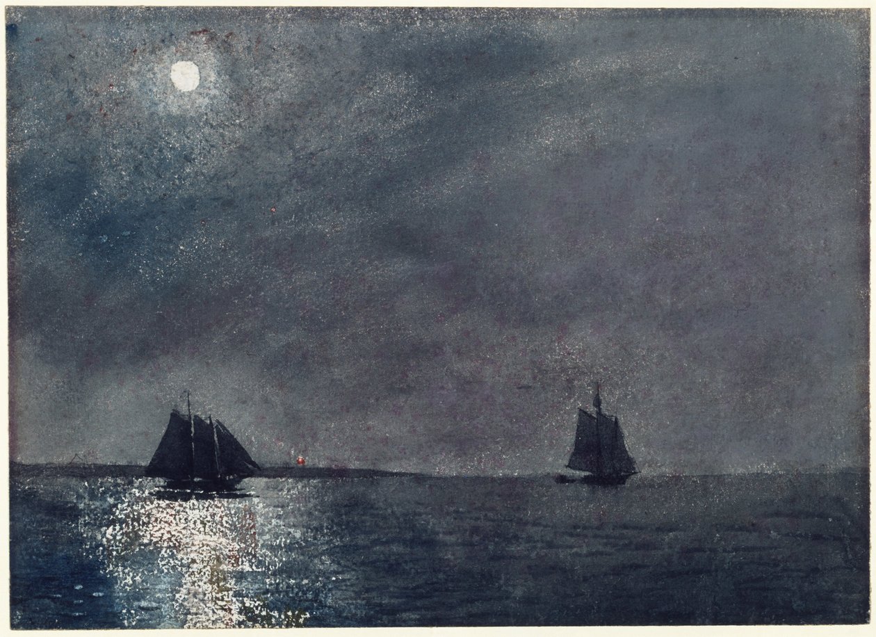 Oostelijk Punt Licht door Winslow Homer