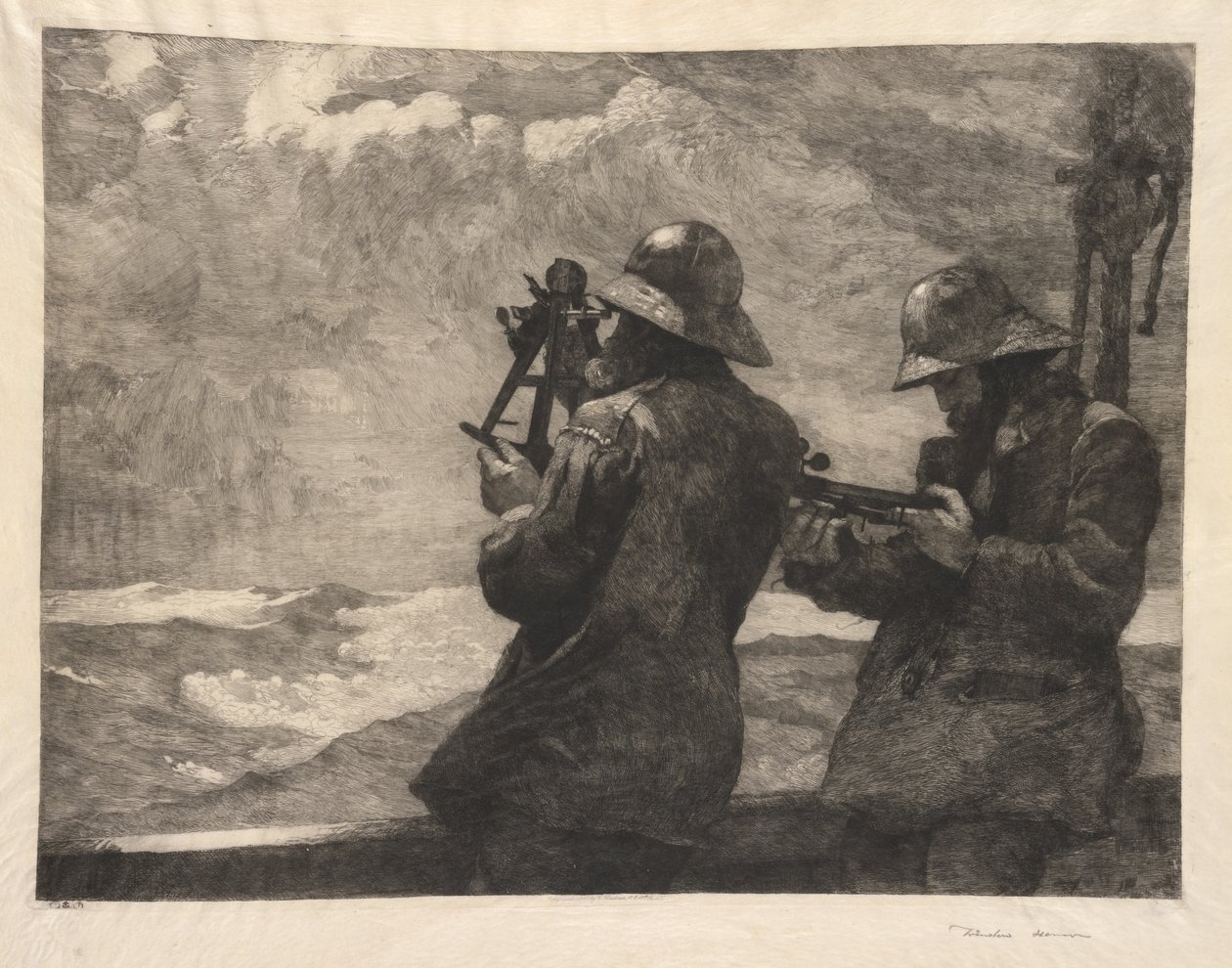 Acht klokken door Winslow Homer