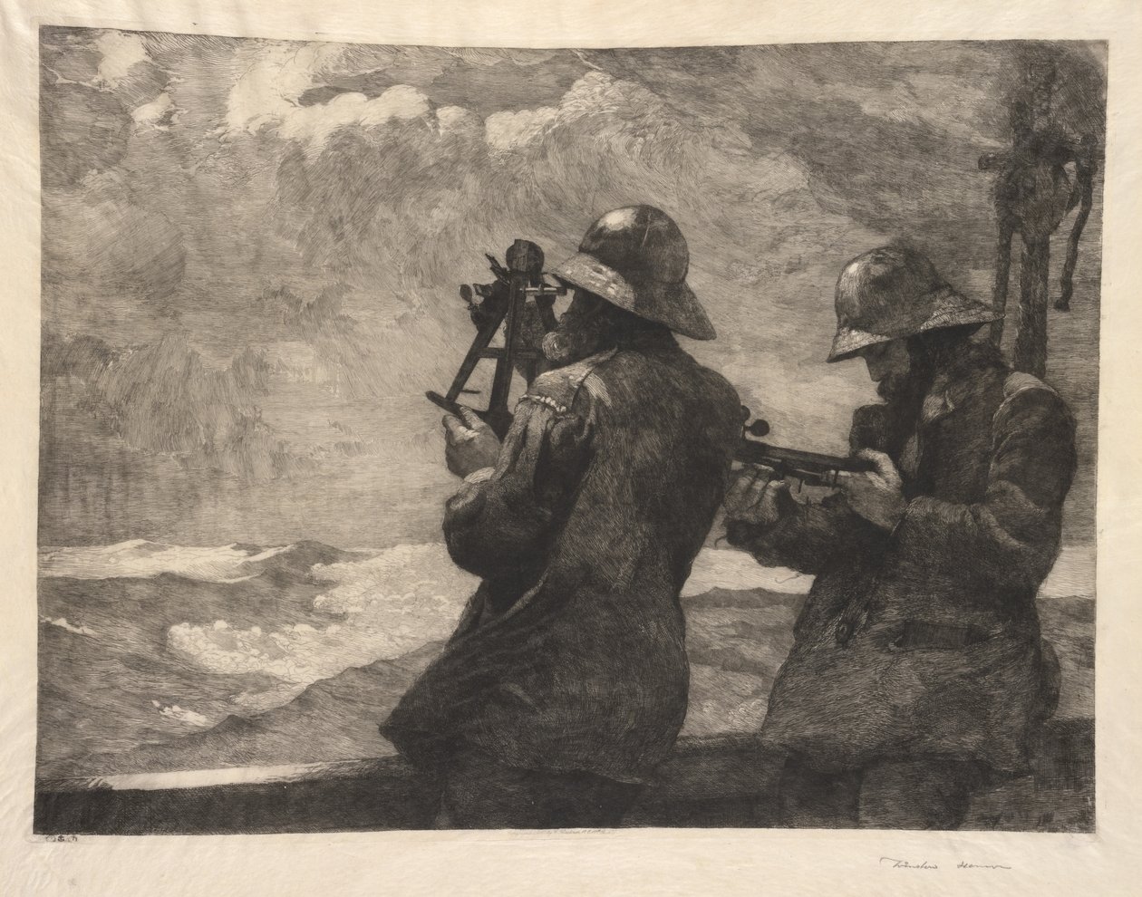 Acht Klokken door Winslow Homer