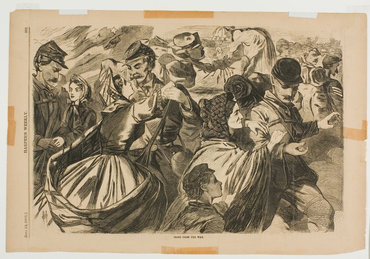 Thuis van de oorlog door Winslow Homer