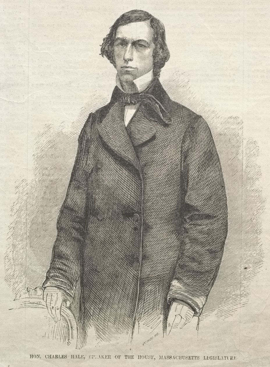 De geachte Charles Hale, voorzitter van het Huis van Afgevaardigden van de wetgevende macht van Massachusetts door Winslow Homer