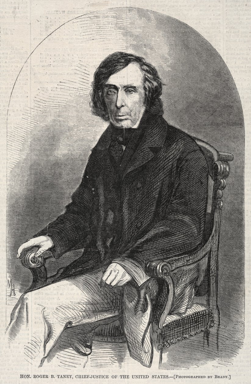 Hon. Roger B. Taney, opperrechter van de Verenigde Staten, 1860 door Winslow Homer