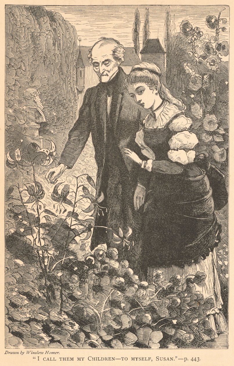 „Ik noem hen mijn kinderen - voor mezelf, Susan”, uit The Galaxy, oktober 1869 door Winslow Homer