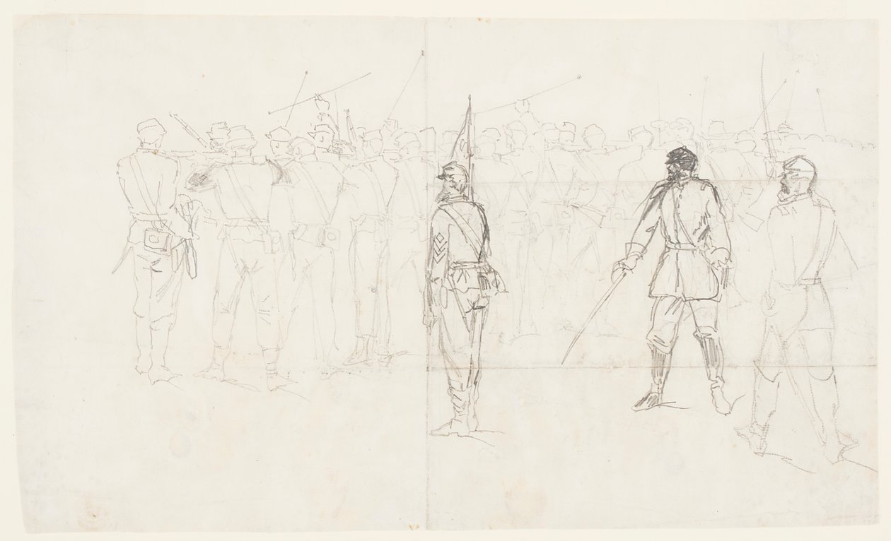 Infanterie geweeroefening, Sickles Regiment, Lee