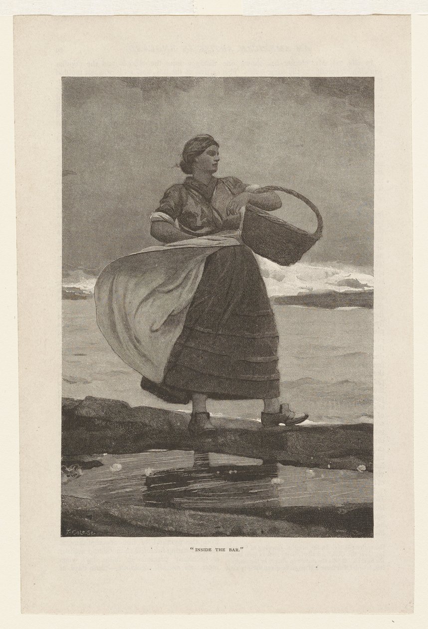 In het café door Winslow Homer