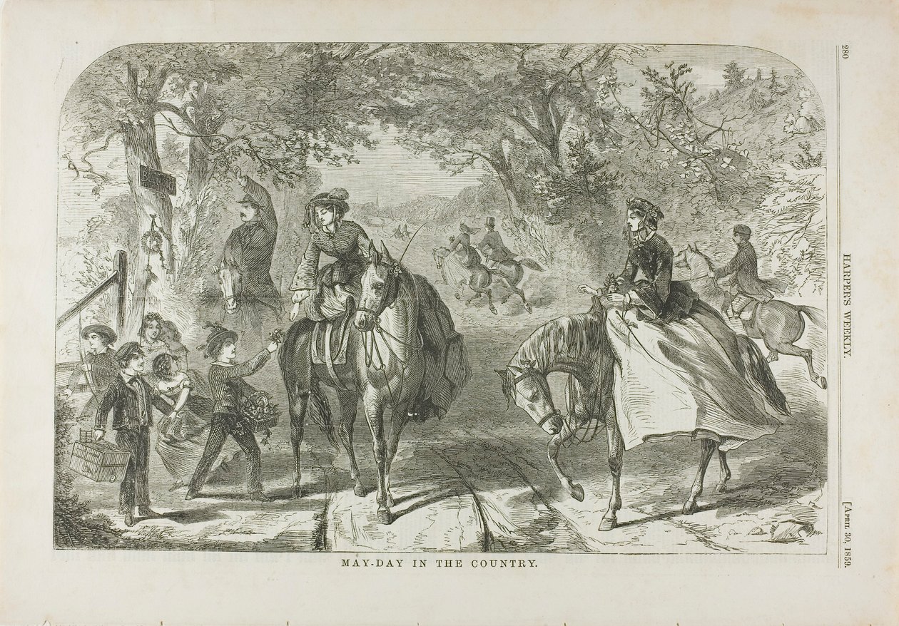 Mei-Dag op het platteland door Winslow Homer