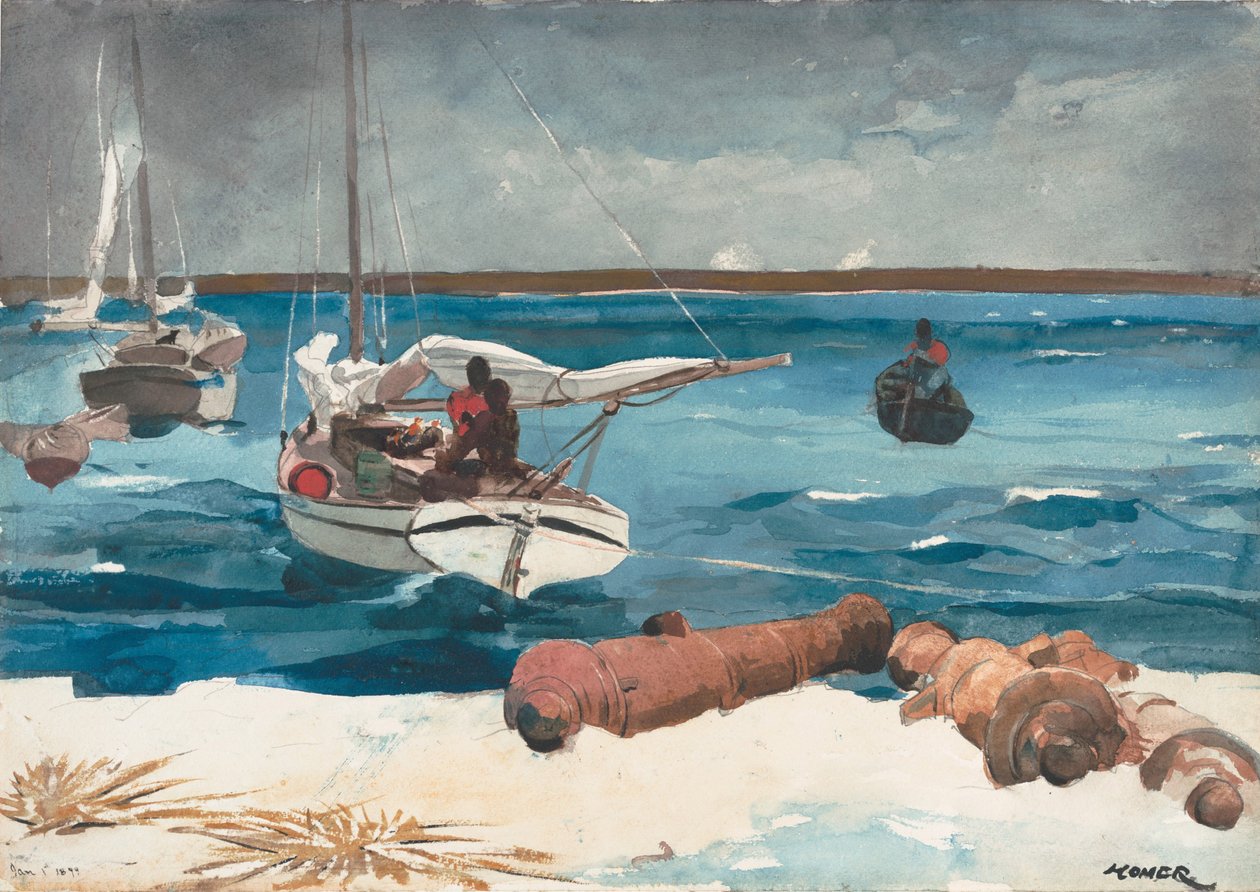 Nassau, 1899 door Winslow Homer