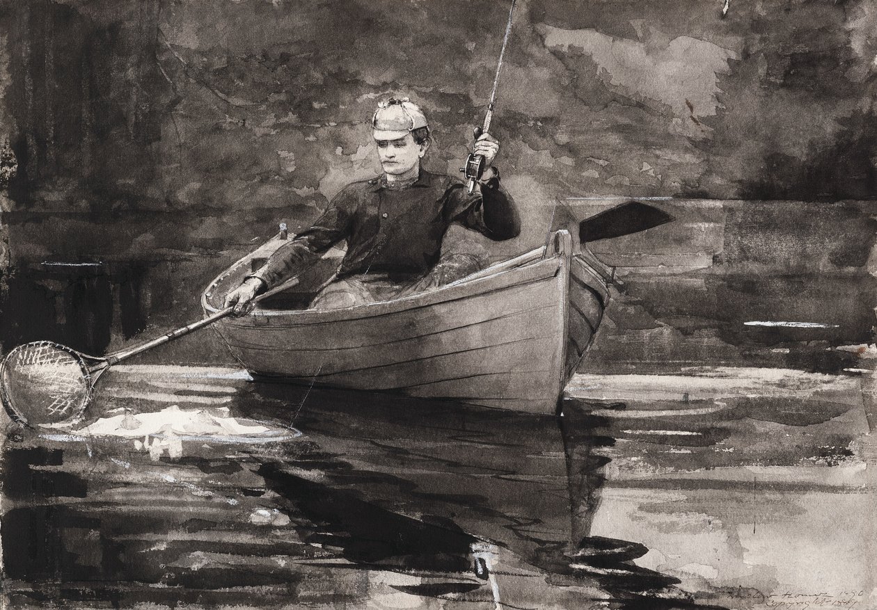 De vis netten door Winslow Homer