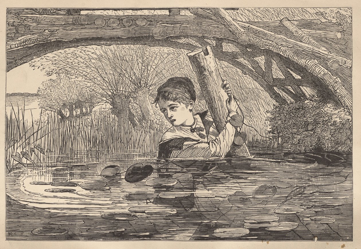 "Orrin, schiet op, ik ga ten onder" door Winslow Homer