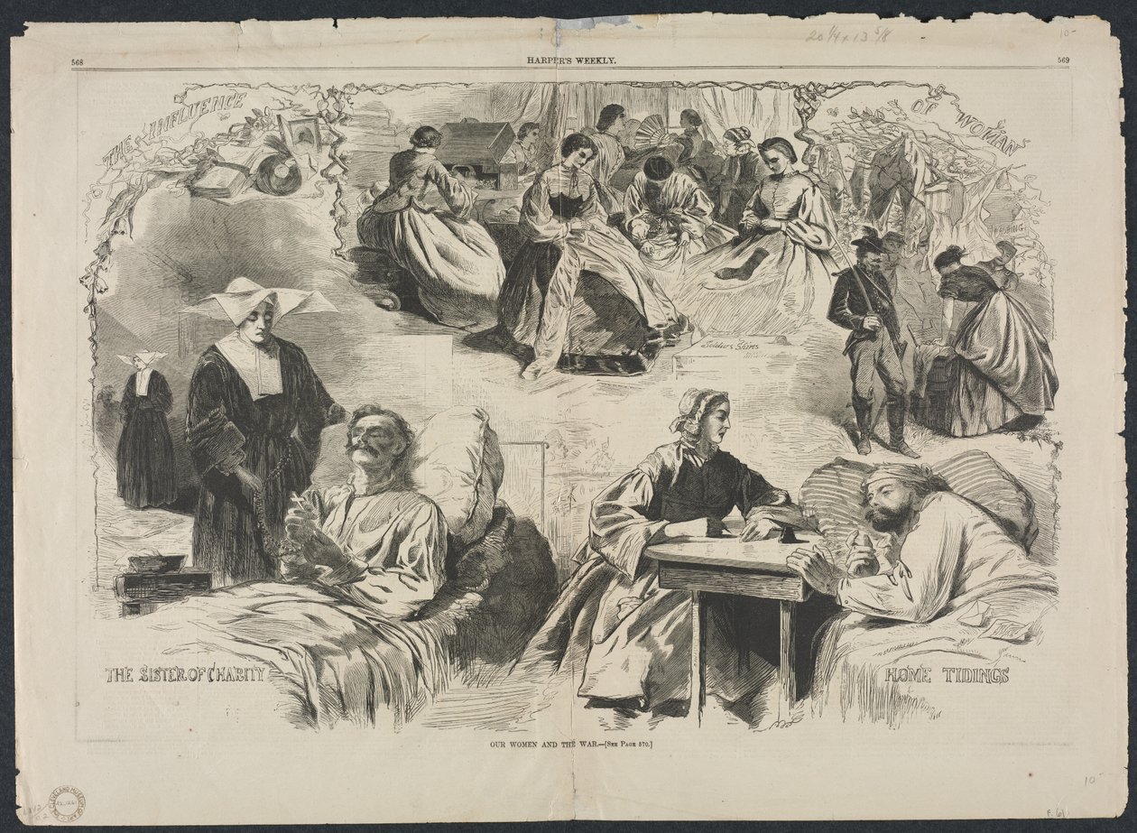 Onze vrouwen en de oorlog door Winslow Homer