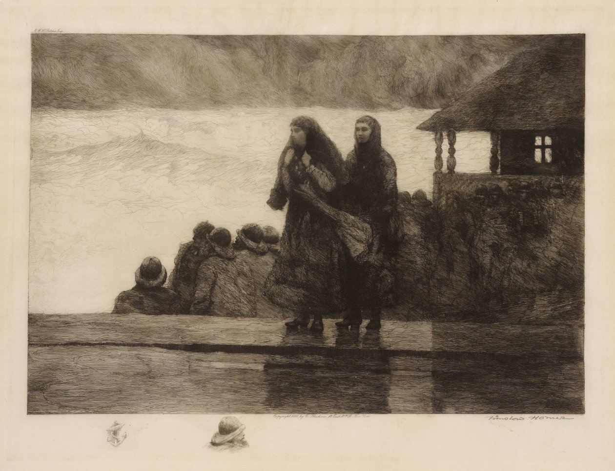Gevaren van de zee door Winslow Homer