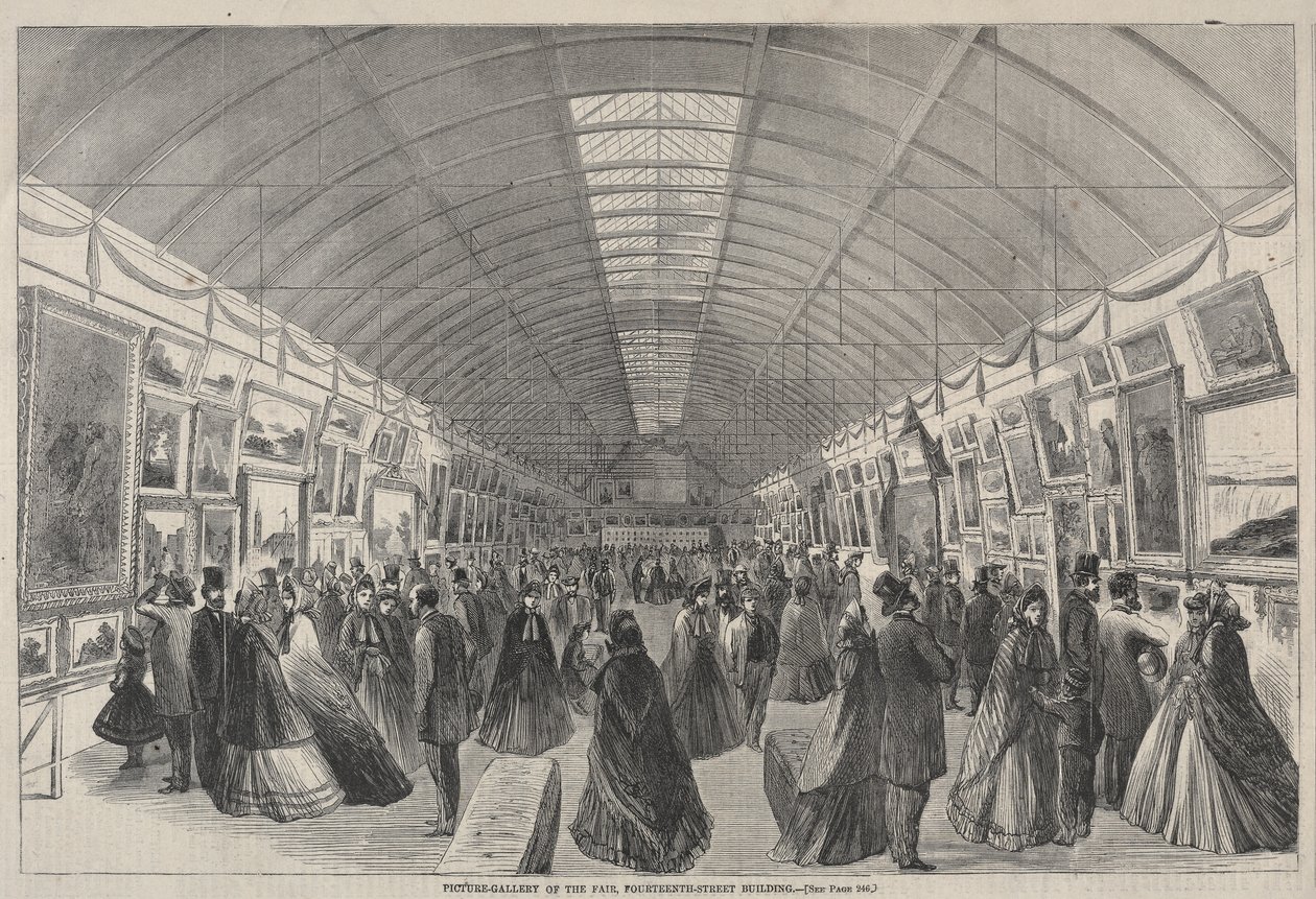 Schilderijengalerij van de Kermis, Fourteenth Street Gebouw door Winslow Homer