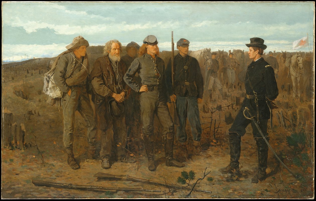 Gevangenen van het front door Winslow Homer