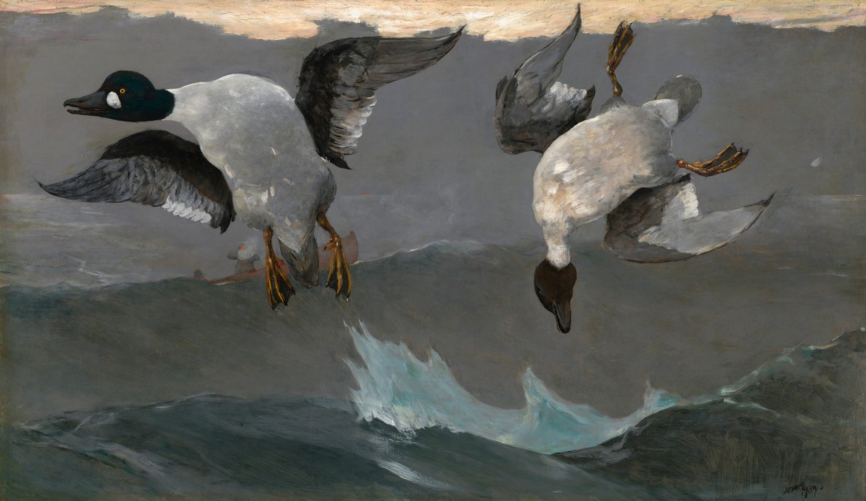 Rechts en links door Winslow Homer