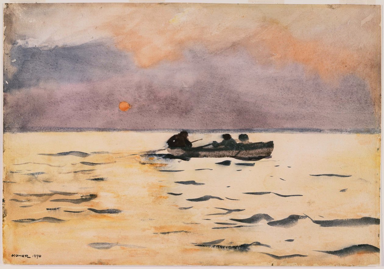 Terug naar huis door Winslow Homer