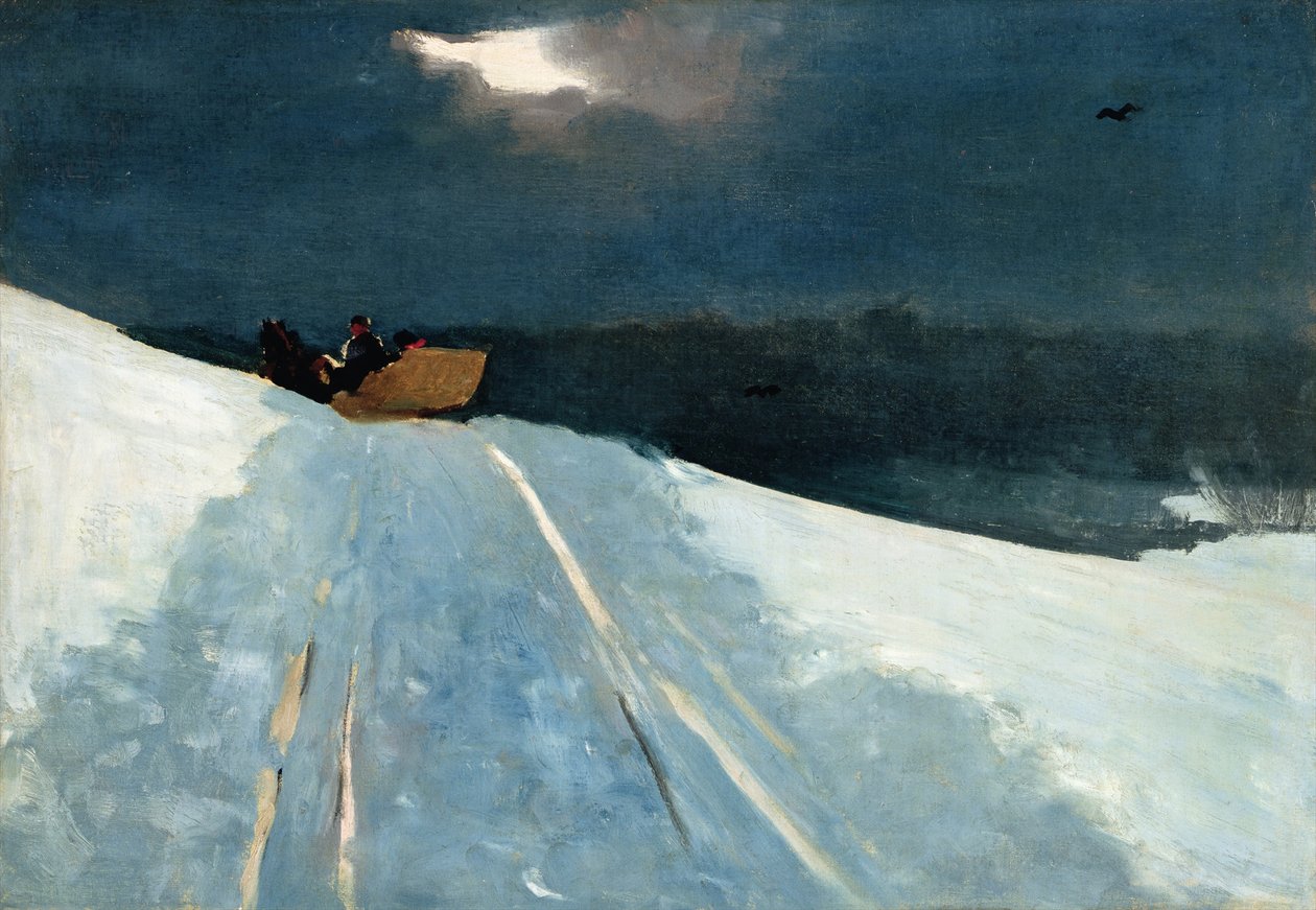 Slee-rit door Winslow Homer