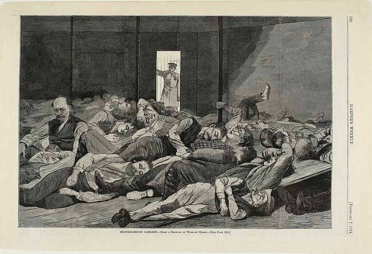 Stationshuis Logementhouders door Winslow Homer